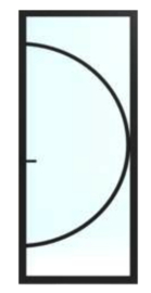 Skantrae SlimSeries One Zwart Binnendeur SSL 4513 Blank glas