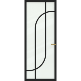 Skantrae SlimSeries One Zwart Binnendeur SSL 4517 Nevel glas