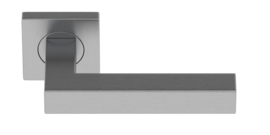 Draaideur pakket hang en sluitwerk - Deurkruk Squared 16 Regular RVS