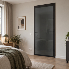 Skantrae SlimSeries Zwarte Binnendeur SSL 4000 Rookglas