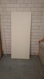 R102 88x211,5 cm CanDo Groove Original Clear White Binnendeur Afgelakt GRO1-BA01 | Polystyreen Kern stomp