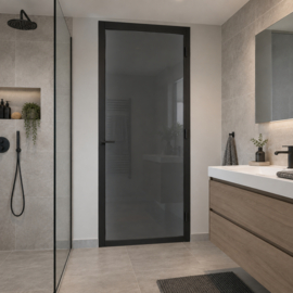 Skantrae SlimSeries Zwarte Binnendeur SSL 4000 Rookglas