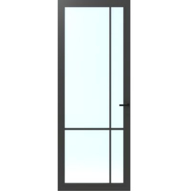 CanDo Cover Glass Binnendeur Iron Grey COV3-FC04 | Blank Glas