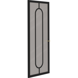 Skantrae SlimSeries One Zwart Binnendeur SSL 4519 Rook glas