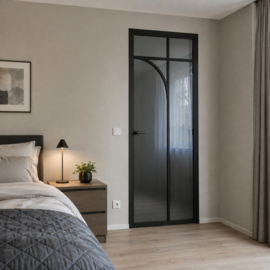 Skantrae SlimSeries One Zwart Binnendeur SSL 4511 Rook glas