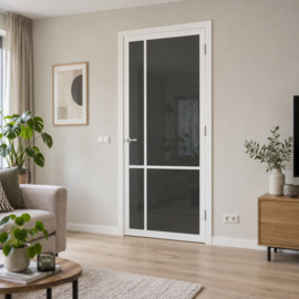 Skantrae SlimSeries Witte Binnendeur SSL 4409 Rookglas
