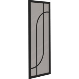 Skantrae SlimSeries One Zwart Binnendeur SSL 4517 Rook glas