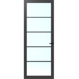 CanDo Cover Glass Binnendeur Iron Grey COV3-FC03 | Blank Glas