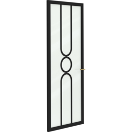 Skantrae SlimSeries One Zwart Binnendeur SSL 4521 Nevel glas