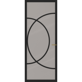 Skantrae SlimSeries One Zwart Binnendeur SSL 4518 Rook glas