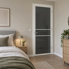 Skantrae SlimSeries Witte Binnendeur SSL 4410 Rookglas