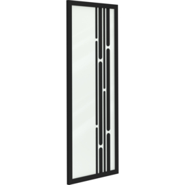 Skantrae SlimSeries One Zwart Binnendeur SSL 4524 Nevel glas