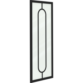 Skantrae SlimSeries One Zwart Binnendeur SSL 4519 Nevel glas