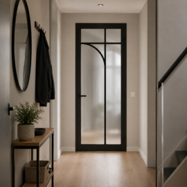Skantrae SlimSeries One Zwart Binnendeur SSL 4511 Rook glas