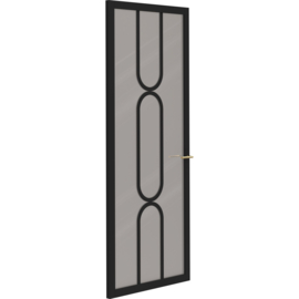 Skantrae SlimSeries One Zwart Binnendeur SSL 4522 Rook glas