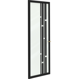 Skantrae SlimSeries One Zwart Binnendeur SSL 4524 Nevel glas