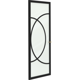 Skantrae SlimSeries One Zwart Binnendeur SSL 4518 Nevel glas