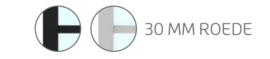 Skantrae SlimSeries One Zwart Binnendeur SSL 4512 Rook glas