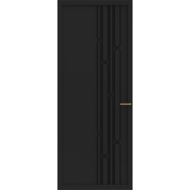 Skantrae SlimSeries Zwarte Binnendeur SSL 4724 paneeldeur