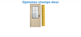 Stompe deur opmeten?