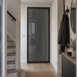 Skantrae SlimSeries Zwarte Binnendeur SSL 4000 Rookglas