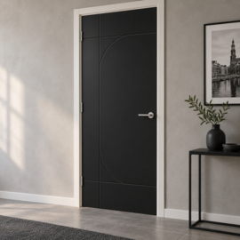 Svedex Nuance Binnendeur NC154 | Diep Zwart (RAL 9005)