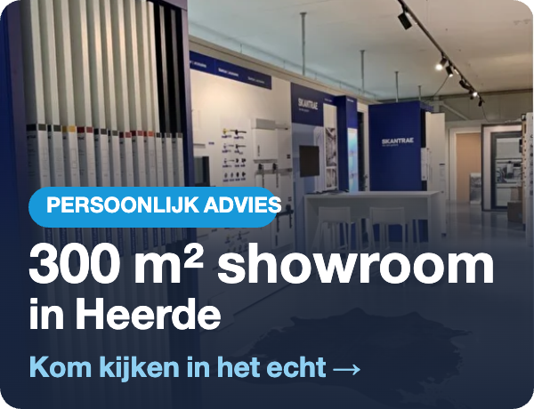 300 m2 deurenshowroom van Deurmarkt in Heerde