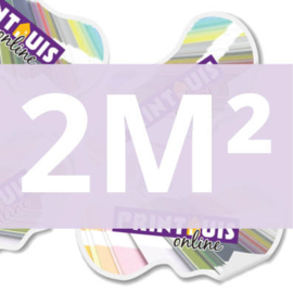 Stickers vrije vorm 2 m2