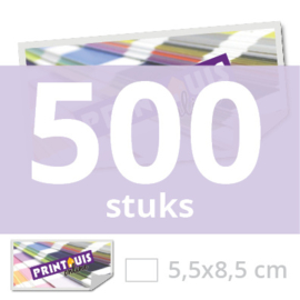 Sticker rechthoekig 5,5 x 8,5 cm - 500x