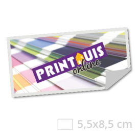 Sticker rechthoekig 5,5 x 8,5 cm - 100x