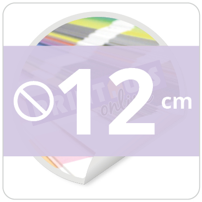 Sticker rond 12 cm