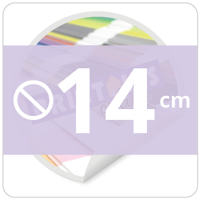 Sticker rond 14 cm