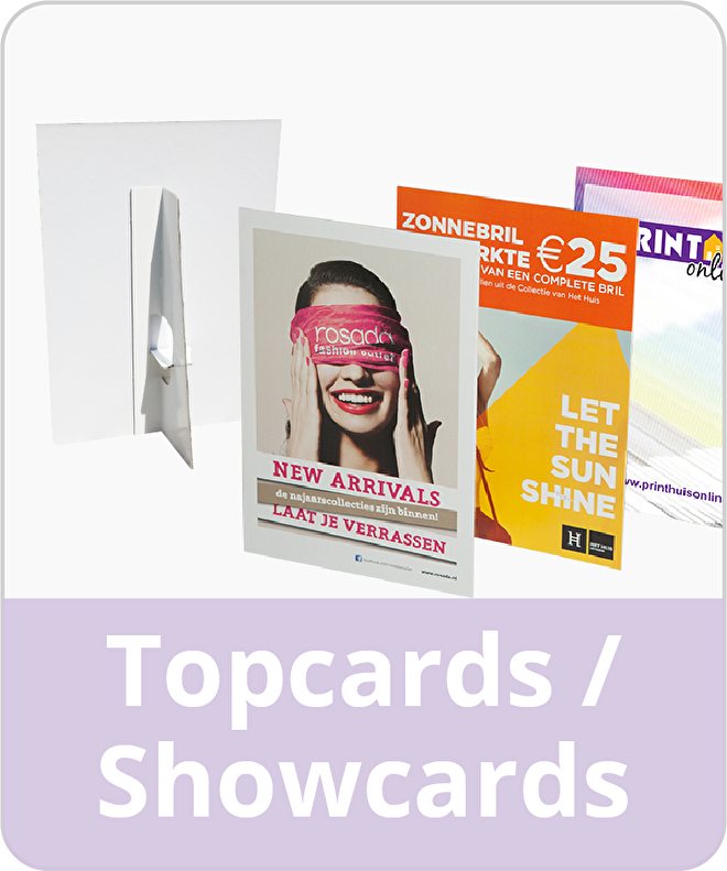 Topcards Showcards Displays