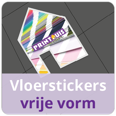 Vloersticker OUTDOOR vrije vorm