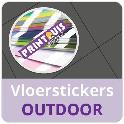 Vloerstickers OUTDOOR buiten