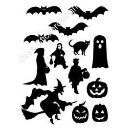 Uitbreidingsset stickers Halloween, HERBRUIKBAAR