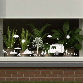 Raamstickers ZOMERSET COMBI-DEAL | HERBRUIKBAAR