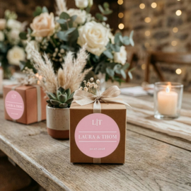 Gepersonaliseerde etiketten 'Modern' | 20 stuks | 5 cm