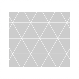 Glasfoliesticker Geometrische driehoekjes- band
