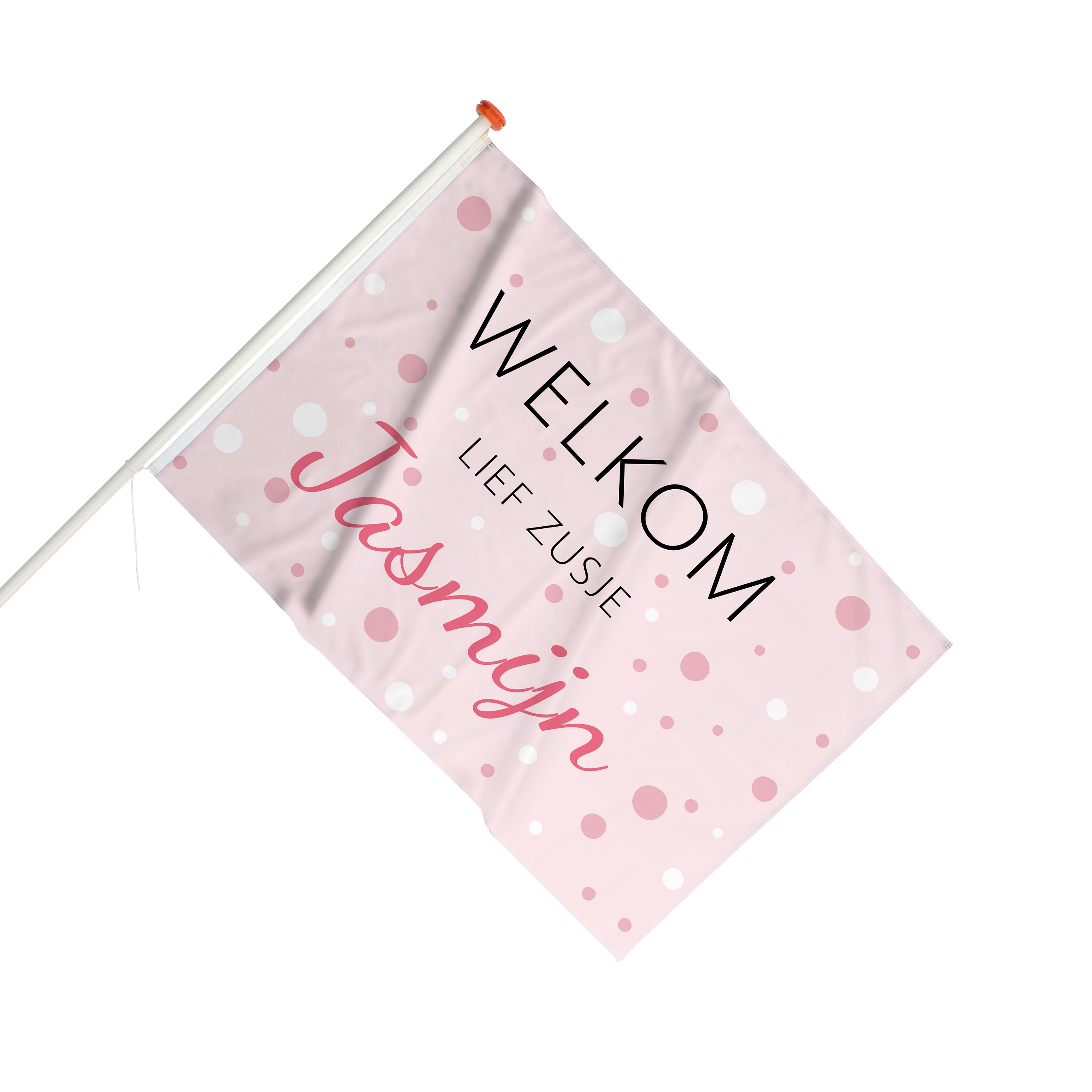 Geboortevlag Roze Muisjes