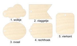 Sleutelhanger 'Tofste Meester' - diverse vormen en kleuren
