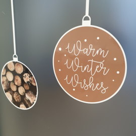 Combi-deal Kerstballen Full Color'- HERBRUIKBAAR