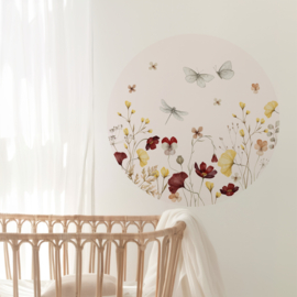 Muurcirkel 'Wildflowers' | 1