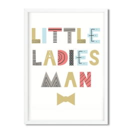 Postkaart / Interieurkaart 'Little Ladies Man'