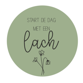 Cirkel 'Start de dag met een lach'