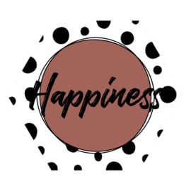 Zeshoek 'Happiness'