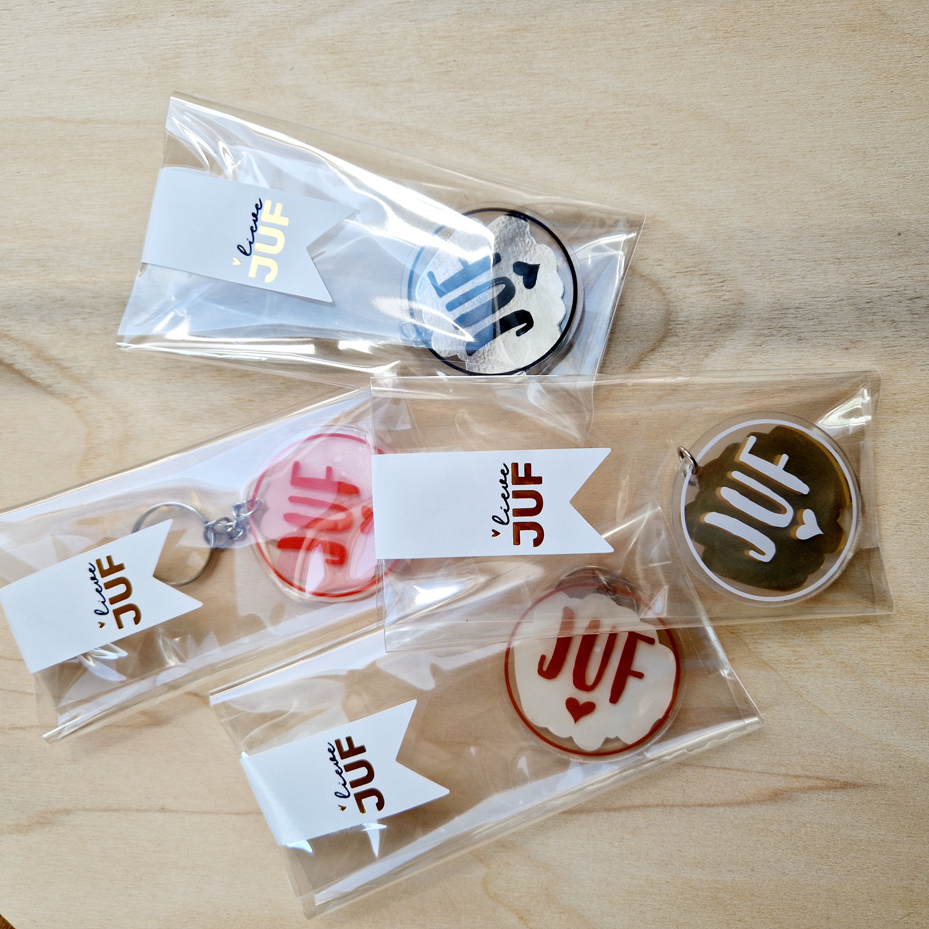 Sleutelhanger voor de Juf