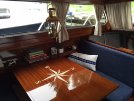 Windroos sticker, voor aan de muur, de boot of de camper