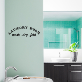 Muursticker Laundry Room