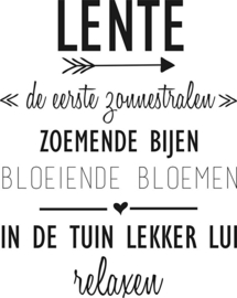 Muursticker 'Lente'